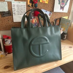 Hunter Green Medium Telfar Bag